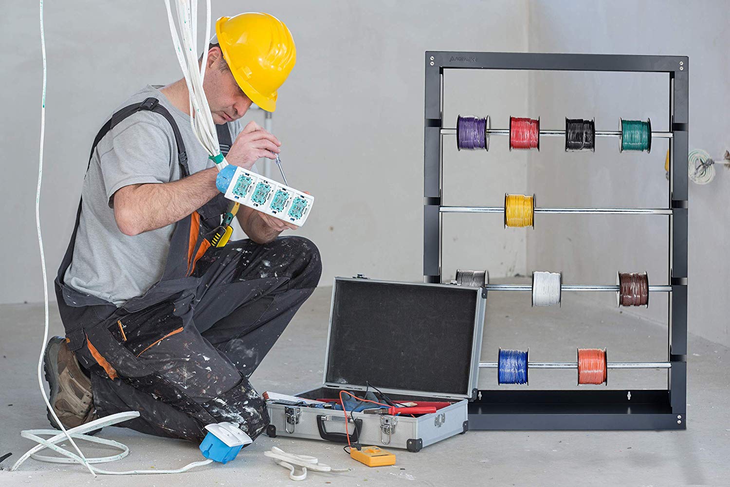 מתקן אחסון דיספנסר לכבלים PRO POWER 8537-0690